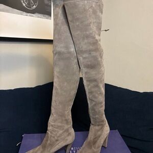 Stuart Weitzman Gray Over-the-Knee Boots